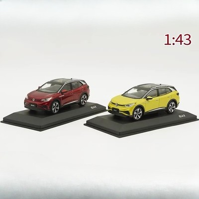 1:43 Original SAIC Volkswagen ID.4X SUV ID4X pure electric version SUV car model