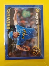 2024 Topps Update Blue Holo Foil #US87 Hoby Milner 798/999 - Milwaukee Brewers