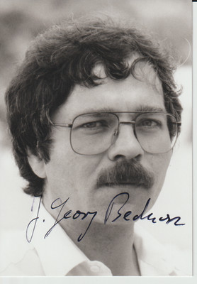 Nobelpreisträger Physik Johannes Georg Bednorz, orig sign Foto