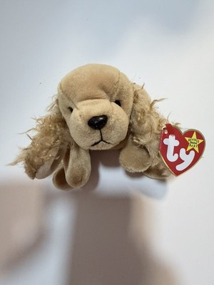 TY Beanie Buddy   Spunky   Cocker Spaniel Dog - 2001