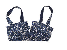 Marks Et Spencer Femmes Joli Floral Marine Blanc à Lanière Haut Bikini UK 12 (4)