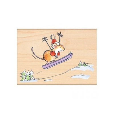 Penny schwarz Holz montiert Gummistempel - Spirit of Christmas 4362K