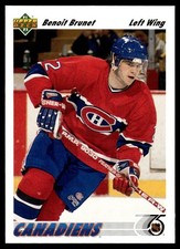 1991-92 Upper Deck Benoit Brunet Rookie Montreal Canadiens #469