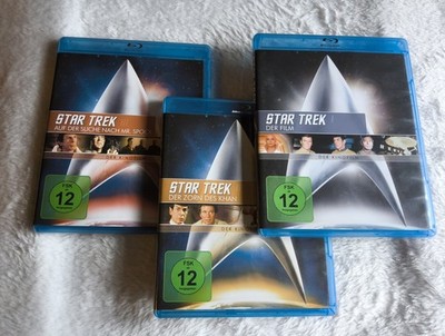 3 Stück Bluray STAR TREK I - III Kinofilme J.J. Abrams 2013 Neuwertig