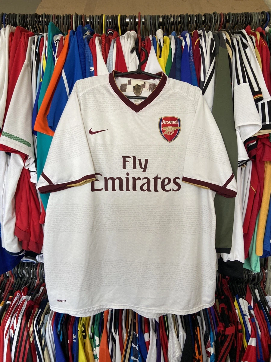 Nike Arsenal White International Club Soccer Fan Apparel and