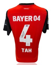JONATHAN TAH SIGNED 2024/25 BAYER 04 LEVERKUSEN HOME SHIRT (ACG CERT AG17637)