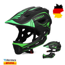 Kinder Fahrradhelm Fullface Abnehmbar Skate Helm BMX Roller Schutzhelm 52-58cm