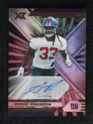 2021 Panini XR Rookies Auto 46/199 Aaron Robinson #152 Rookie Auto RC 2it