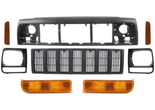 For Jeep Cherokee Front Header Panel Grille Lights Headlight Doors 1997-2001