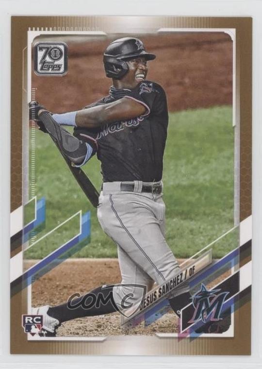 2021 Topps Gold 1175/2021 Jesus Sanchez #269 17fl