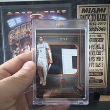 2024-25 Panini Silhouette Stephon Castle Spurs Bronze Silhouettes /49