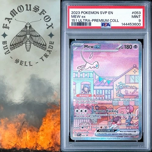 2023 POKEMON SVP PROMO 151 ULTRA-PREMIUM COLLECTION #053 MEW EX PSA 9 MINT