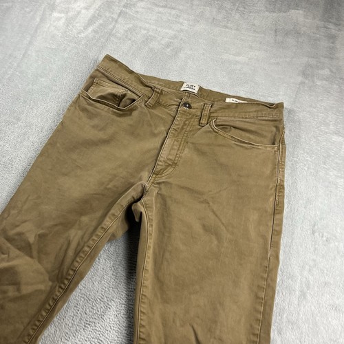 Flint And Tinder 365 Pants Mens 36 Brown 5 Pocket Chino 31x30* Slim Fit Twill - Picture 2 of 11