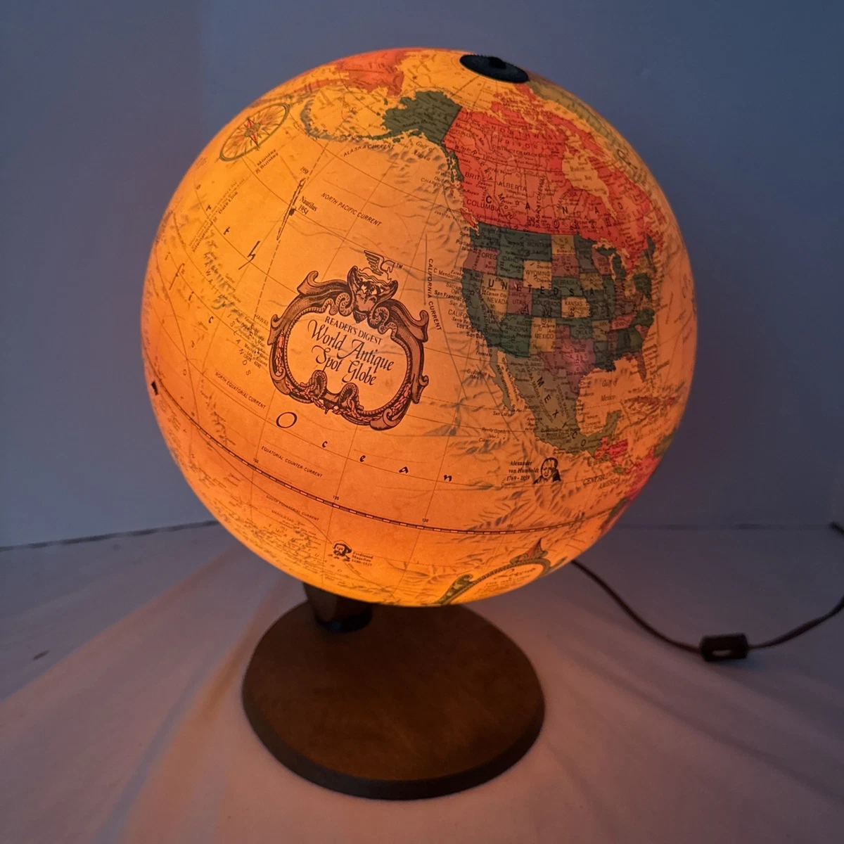 25+ Illuminated Antique World Globes & Celestial for sale