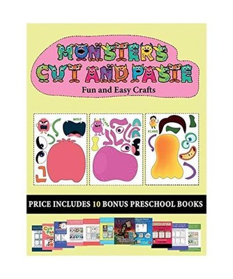 Fun and Easy Crafts (20 full-color kindergarten cut and paste activity sheets - 