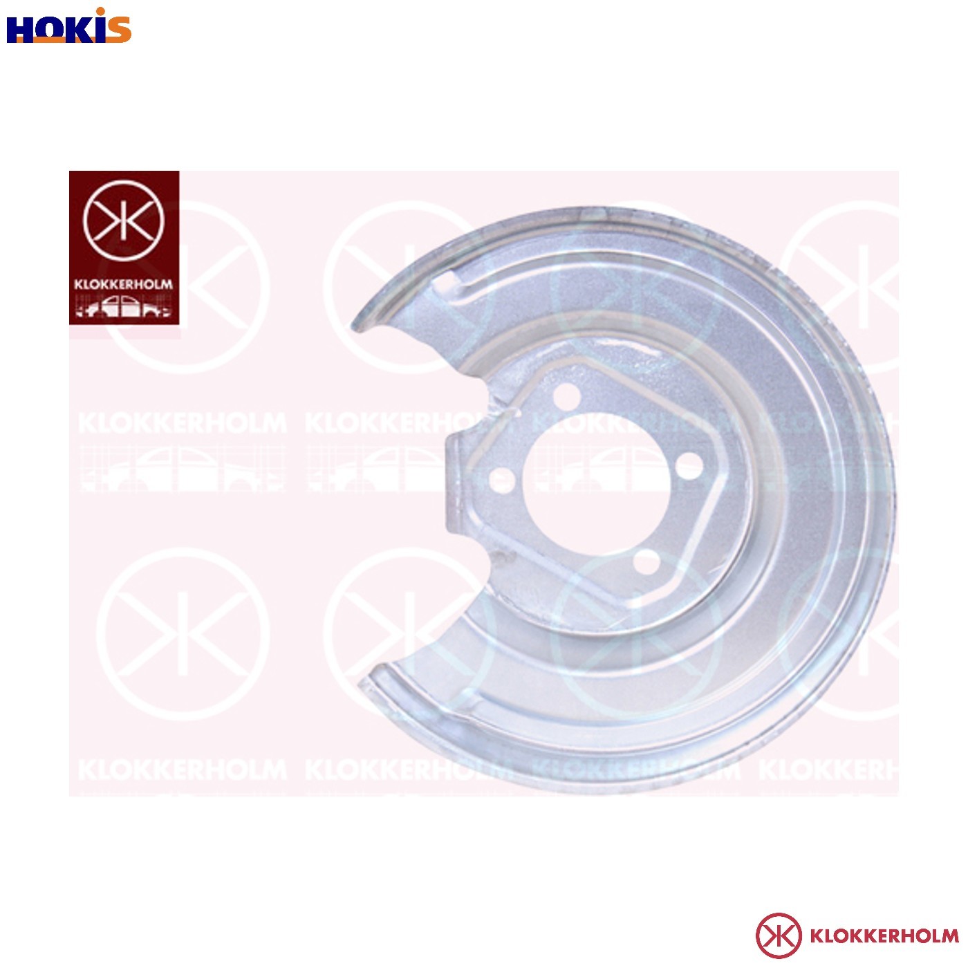 Brake disc cover Rear Axle Right Zinc-coated 8118876 KLOKKERHOLM for TOYOTA - Image 3