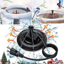 Bird Bath Heater for Outdoors with Water Pump with Thermostatically Controlled