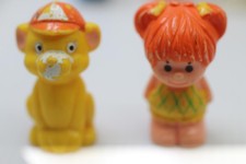Vintage 1975 Kenner Tree Tots Family girl cat Treehouse Toys lot Figures 2