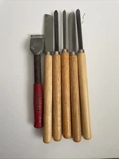 Vintage Red Devil Paint Scraper No. 45 Made In USA 10" Lathe Wood Turning Tools