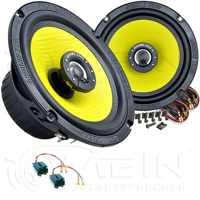 GROUND ZERO LAUTSPRECHER für PEUGEOT 307 2001-2009 Front Vorn 2-Wege 130W #A5IF