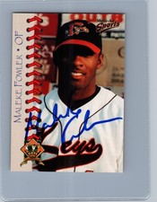 1998 MULTI-AD FREDRICK KEYS AUTO AUTOGRAPHED SIGNED MALEKE FOWLER