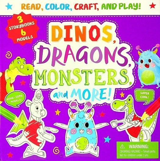 Dinos, Dragons, Monsters, and More!”, A Children’s Colouring Activity Book