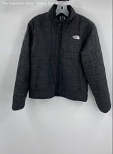 The North Face Womens Black Long Sleeve Full-Zip Jacket Size Small