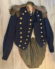 Indian War Era US New York State Militia Artillery Uniform Tunic!