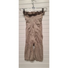 Spanx Tummy/Thigh Control High Waisted Neutral Tan Shapewear Shorts Size D NWOT