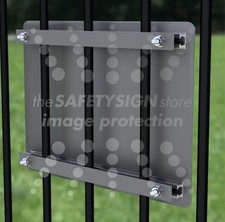Sign Channel & Flat Bar Inc Bolts Secure Fitting Metal Palisade Railings Fencing