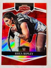 Rhea Ripley 2023 Panini WWE Playoff Honors Red Prizm /199
