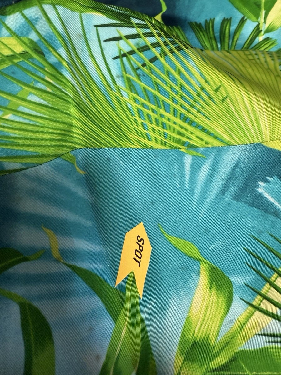 Versace Palm Print VERSACE JEANS COUTURE Palm Print Shirt Yellow XS (K-122468) main image 3