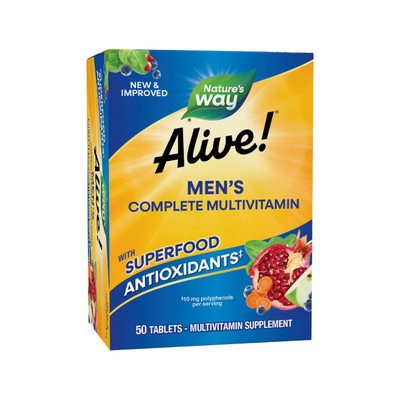 Nature's Way Alive! Men's Complete 50 Count (Pack of 1), Natural 