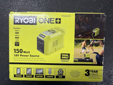 Ryobi One Plus 18v 150-watt Portable Battery Inverter Power Source New Version Ryobi One Plus 18v 150-watt Portable Battery Inverter Power Source New Version