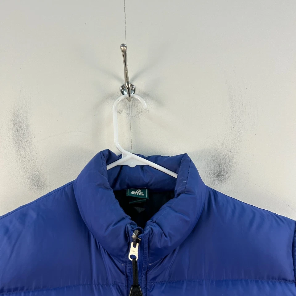 EMS Mujer XL Chaleco Top Plumón de Ganso Acolchado Azul Cremallera Bolsillos Sin Mangas 17722 Foto 4 de 4