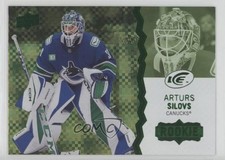 2023-24 Upper Deck Ice Rookies Green Arturs Silovs #140 av1