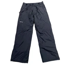 ARCTIX Snow Ski Pants Mens Size M Black Insulated Zip Pockets Water Resistant