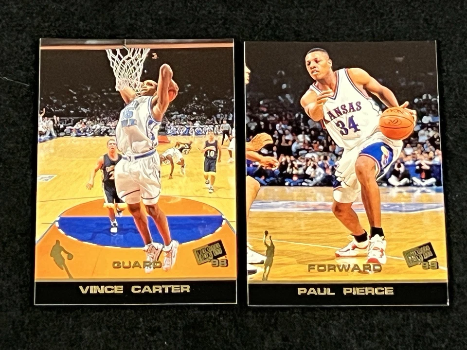 Juego completo de baloncesto Press Pass 1998 (1-45) Carter/Pierce/Bibby Foto 2 de 4