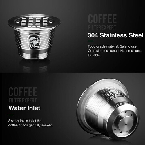 Reusable Refillable Stainless Steel Coffee Capsule For Nesspresso U Machine - Picture 7 of 13