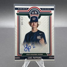 Luke Pappano Auto 2022 Panini Stars & Stripes USA /499 Rookie
