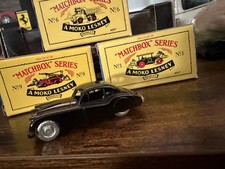 Vintage Matchbox Lesney No. 32 Jaguar XK140 w/ Original Box   Black  