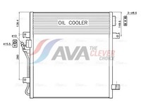 AVA Quality Cooling Kondensator Klimaanlage FüR Dodge Nitro Jeep Cherokee KA KK