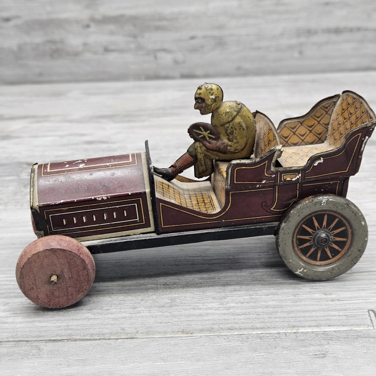 Hess Flirt Touring Car Vintage 1910s-1920s Tin Toy PARTS REPAIR | eBay