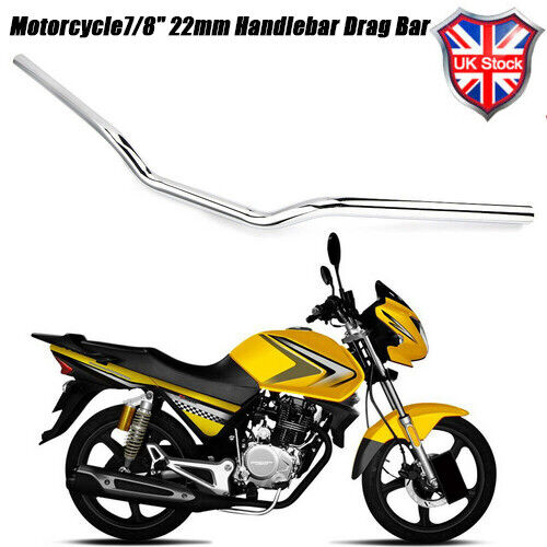 Motorrad 7/8" 22mm Drag Bar Lenker für Honda Chopper Bobber Universal UK - Bild 3 von 8