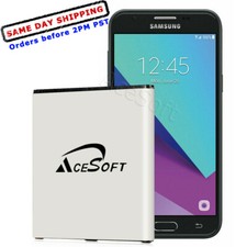 Long Endurance AceSoft 3700mAh Battery for Samsung Galaxy J3 Orbit S367VL Phone