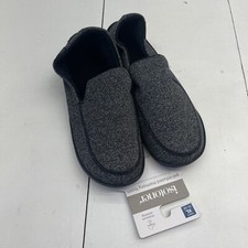 Isotoner Black Gel Infused Memory Foam Moccasin Slippers Mens Size XL 11-12