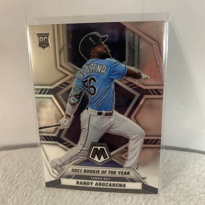 2021 AL新人賞のランディーアロサレーナRC AUです。 2022 Panini Mosaic MLB Baseball Randy Arozarena 2021 Rookie of the