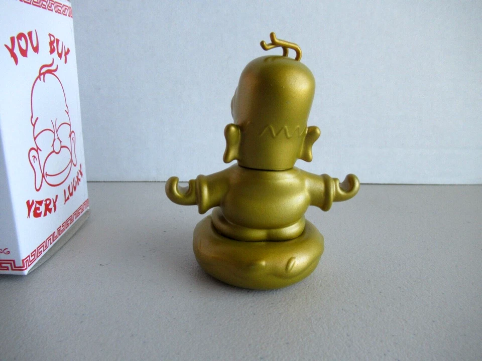 Figura de arte coleccionable de Los Simpson Kidrobot 3" caja abierta y bolsa Foto 2 de 4