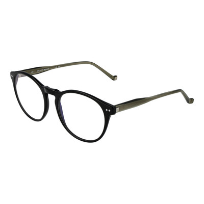 Hackett Bespoke Glasses Frames Men's Black Round HEB303 001 52mm