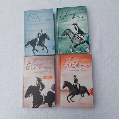 Elena Ein Leben für Pferde Schönes Bücherpaket-4 Bände- Gebundene Bücher